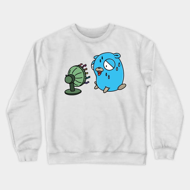 Sweaty Gopher Crewneck Sweatshirt by MariaNinfa